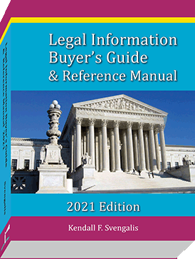 Legal Information Buyer's Guide & Reference Manual